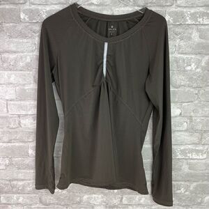 Athleta Pump It Up Reflective Stripe Long Sleeve Running Top